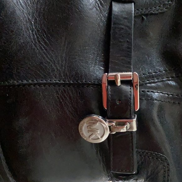 Michael Kors Blake Buckle Boot Blk w/Silver, Sz9.5 - Picture 5 of 11